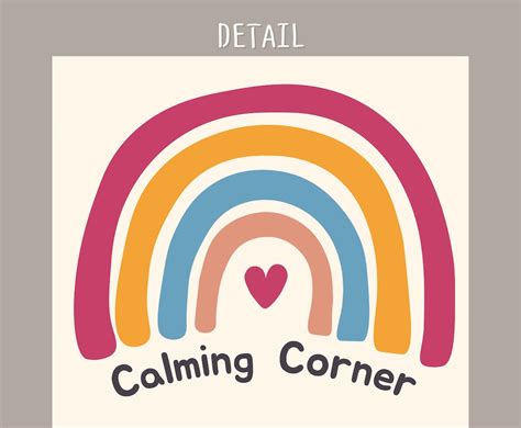 Set Of 3 Educational Posters Calming Corner Calming Etsy