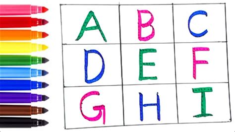 Learn Alphabet Uppercase And Lowercase Letters English Education