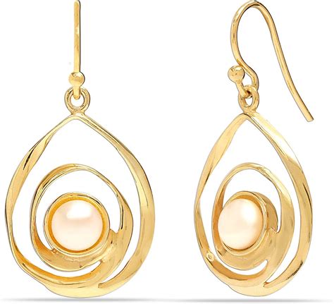 Amazon LeCalla Flaunt 925 Sterling Silver Gold Plated Freshwater