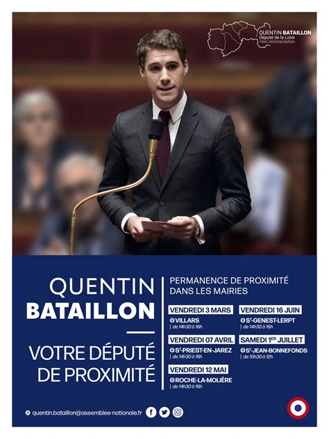 Permanences Du D Put Quentin Bataillon Mairie De Saint Priest En Jarez