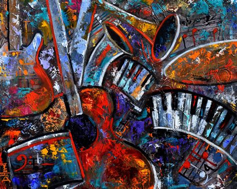Jazz Instrument Paintings