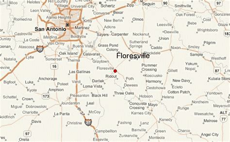 Floresville Texas Map | My blog