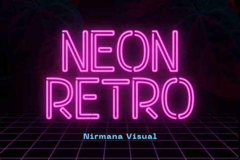 Neon Retro Font - Dfonts