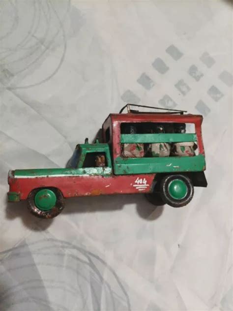 Ancien Jouet Jeux Voiture En Tole Pickup Camion Eur Picclick Fr