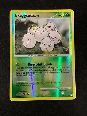 Pokemon Tcg Exeggcute Reverse Holo Common Dp Mysterious