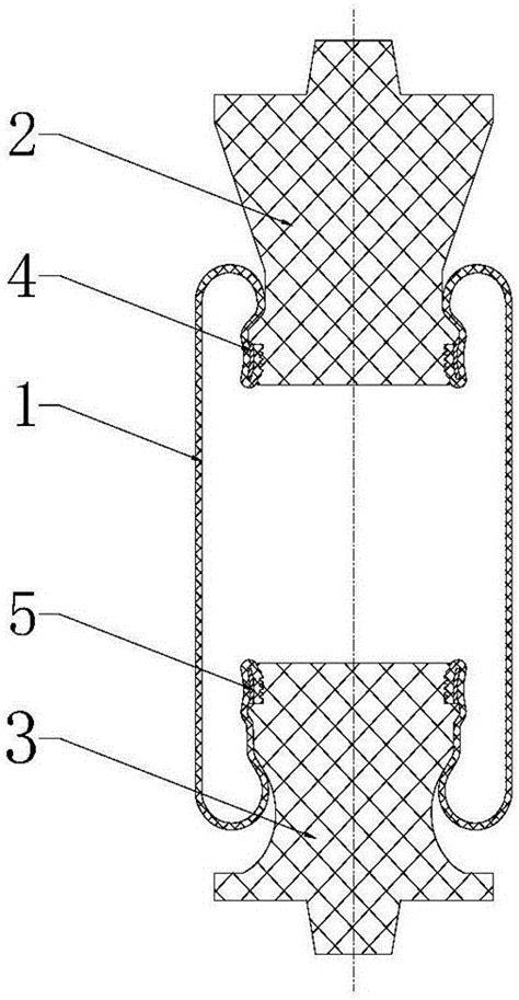 一种双活塞空气弹簧的制作方法