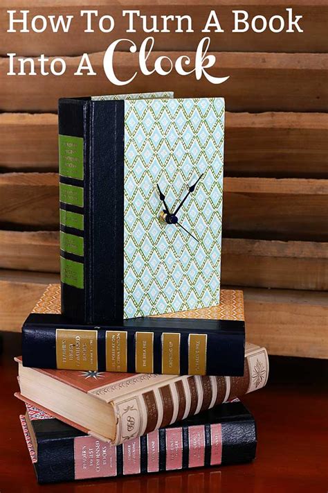 How To Upcycle Old Books Into Clocks Video House Of Hawthornes