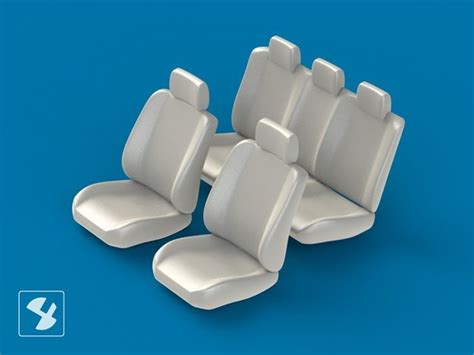 Automobile Seats Stl Step Iges Solidworks 3d Cad Model Grabcad