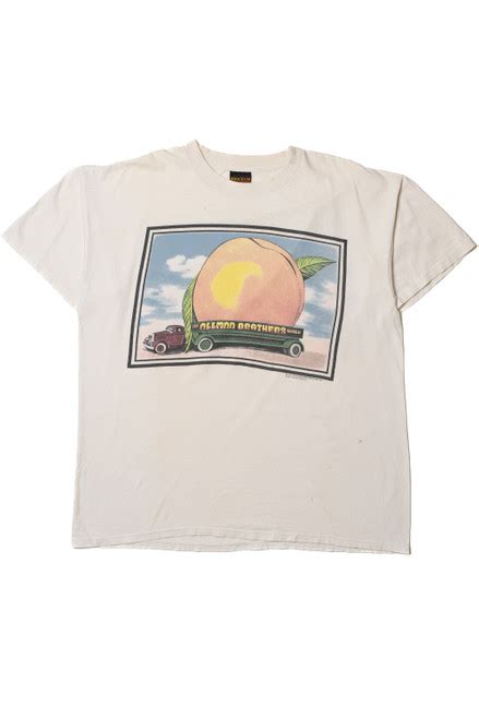 Vintage 1992 The Allman Brothers Band Eat A Peach For Peace T Shirt