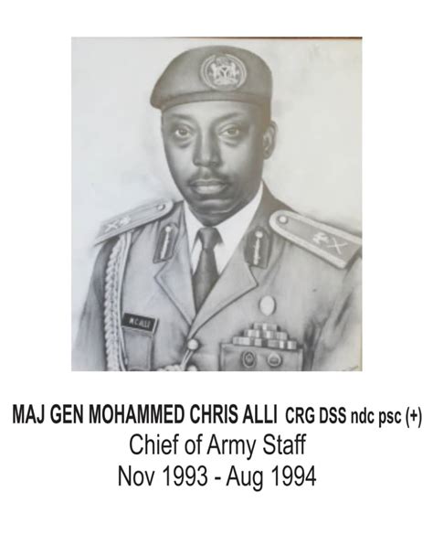 Nigerian Army Mourn Former Chief Of Army Staff Maj Gen Chris Alli View Point Nigeria