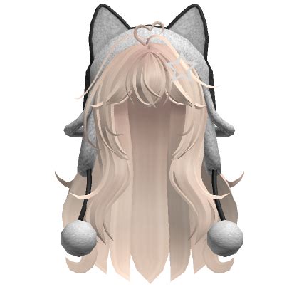 Wolfcut Hair W Cat Ushanka Beige Roblox Item Rolimon S