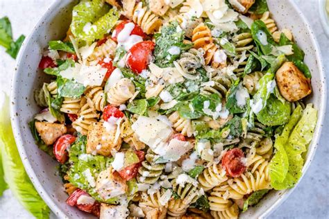 Chicken Caesar Pasta Salad