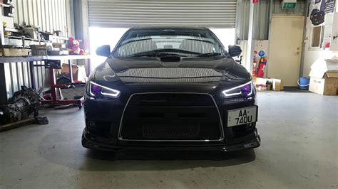 Evo X Headlights Custom Edu Svet Gob Gt