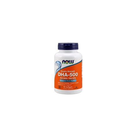 DHA-500, 500 DHA / 250 EPA (90 perlas) -Now Foods
