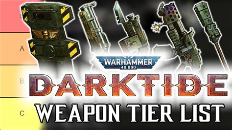 Darktide Ogryn Weapon Tier List YouTube