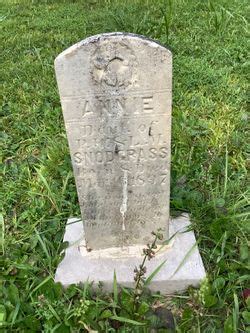 Annie Snodgrass M Morial Find A Grave