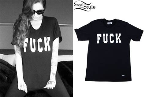 Porcelain Black Black Fuck Tee