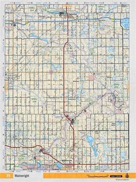 Map Of Wainwright Alberta - Ansley Melloney