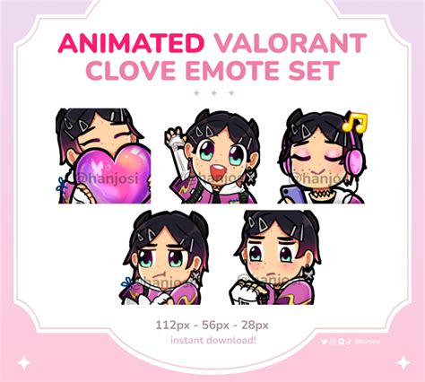 Valorant Clove Emotes Hanjosi S Ko Fi Shop Ko Fi Where Creators