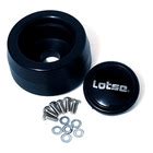 Volante Esportivo Lotse Gti Black Couro Cubo Vw Gol Fusca Brasilia