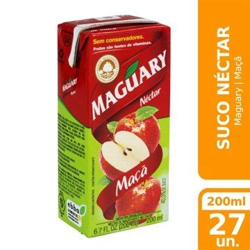 Suco Maguary Néctar Maçã 200ml Embalagem 27 Unidades