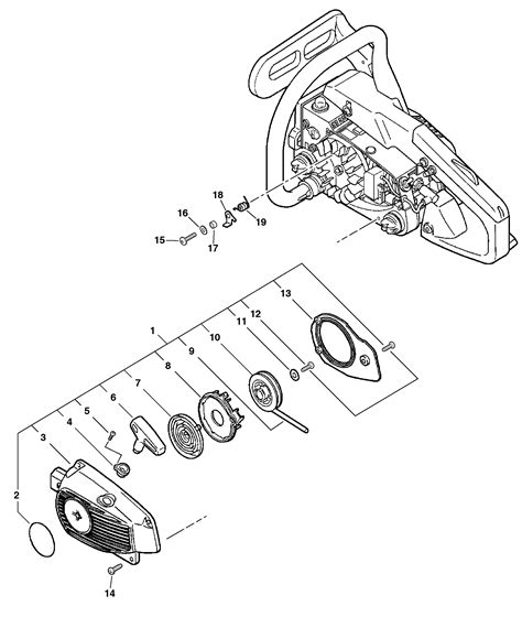 Stihl MS 460 Chainsaw MS460 R Parts Diagram Rescue Saw USA Atelier