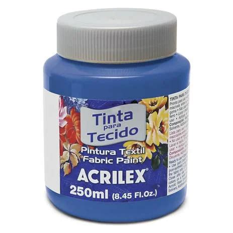 Tinta Para Tecido Acrilex Ml Azul Cobalto Artes Gerais