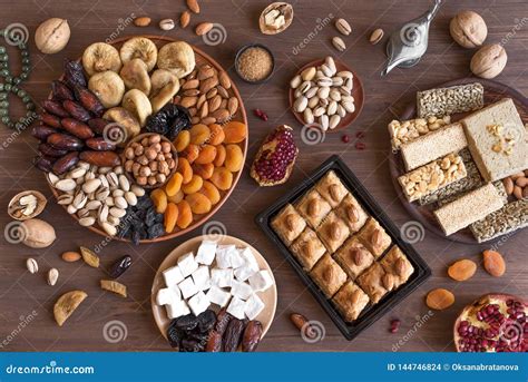 Traditional Arabic Sweets Stock Photo Image Of Middle 144746824