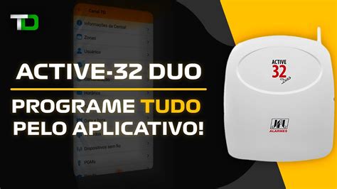 Central De Alarme Sem Fio Active Duo Jfl Alarmes Programe Pelo