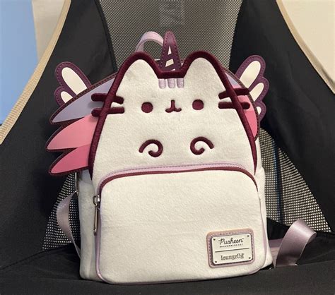 Loungefly Pusheen Unicorn Cat Plush Mini Backpack Gem