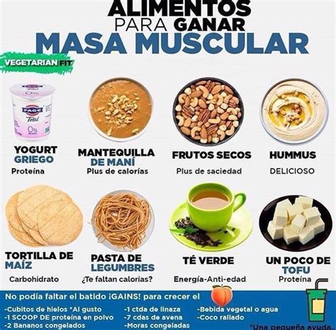 Alimentos Para Ganar Masa Muscular