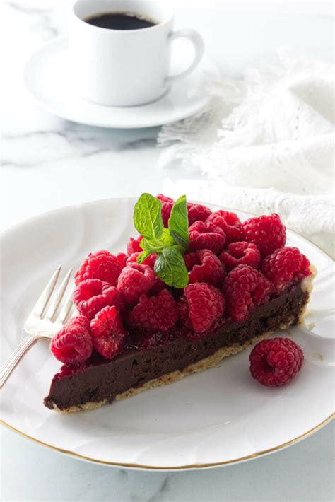 Chocolate Raspberry Tart Savor The Best