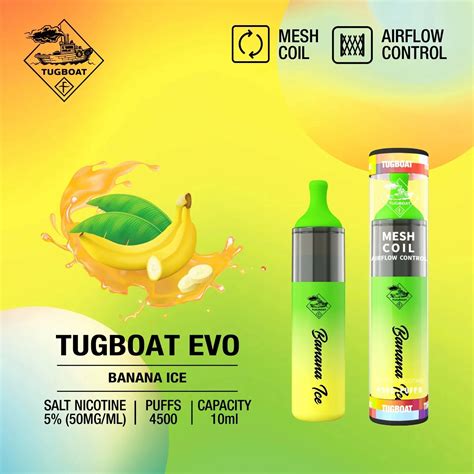 Tugboat Evo 4500 Puff OEM Disposable Vape E Cigarette Disposable