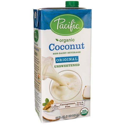 Pacific Foods Organic Coconut Plant Based Beverage Unsweetened 32 Fl