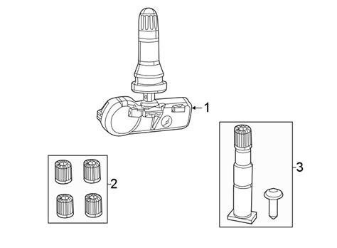 Ram 1500 Tire Pressure Monitoring System (TPMS) Sensor - 68293199AA | Scarborotown Chrysler ...