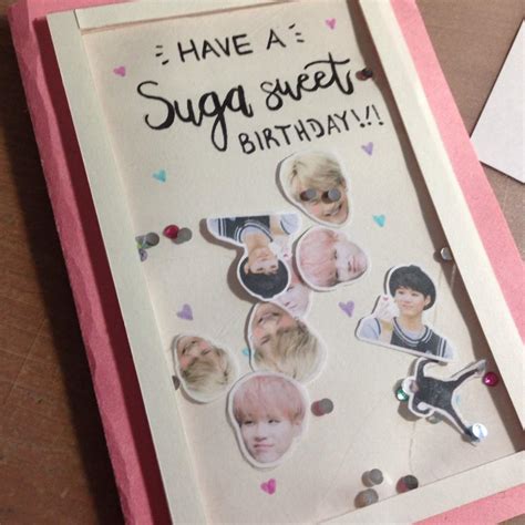 Diy Bts Birthday Card Armys Amino