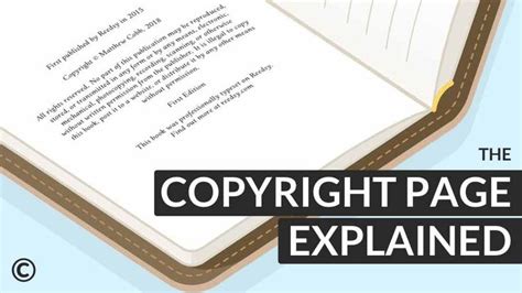 How To Create A Copyright Page In 5 Minutes With Template Book