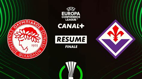 Le R Sum De Olympiakos Fiorentina Finale League Europa Conference