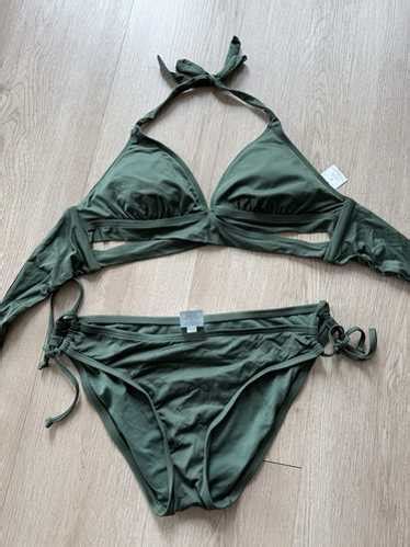 Women S Olive Green KONA SOL Bikini Two Piece Swimsui Gem