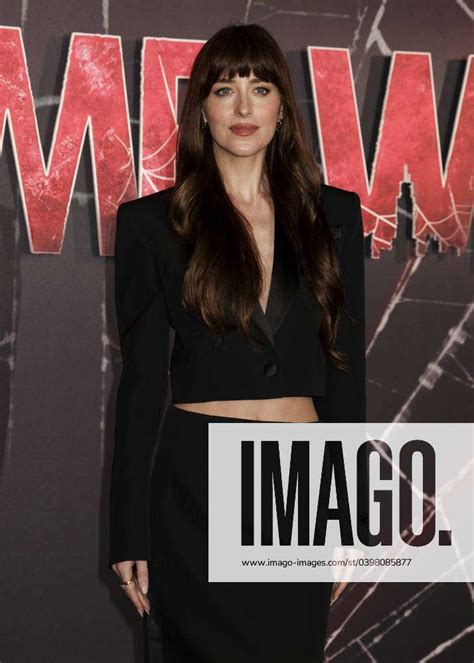 Madame Web Photocall In London Uk 31 Jan 2024 Dakota Johnson Attends