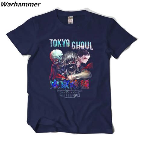 Ovapinto Men T Shirt Japnese Anime Tokyo Ghoul Tee Shirt Homme Xxl Short Sleeve Cotton Print