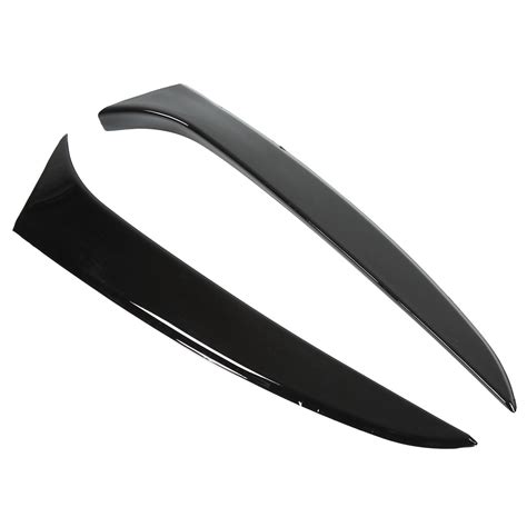 Pcs Gloss Black Rear Window Side Spoiler Wing Canard Splitter For Kia