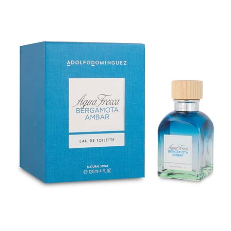 Perfume Adolfo Domínguez Agua Fresca Bergamota Ámbar 120 Ml Edt Para