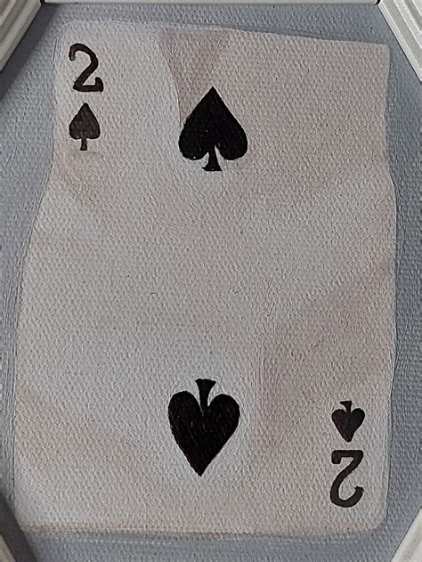 Original Playing Cards Painting, Oil Painting, Card Illustration, Home ...