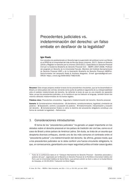 PDF 2020 Precedentes judiciales vs indeterminación del derecho un