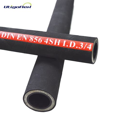 En Sh Steel Wire Spiraled Hydraulic Hose Utigoflex