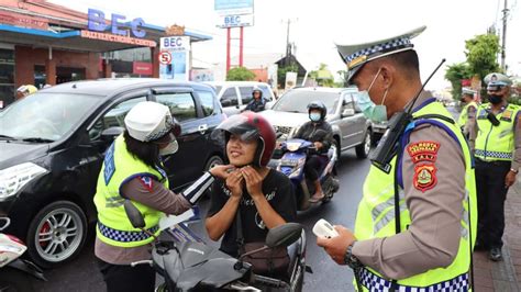 Hari Ke Ops Keselamatan Agung Polresta Denpasar Tindak Puluhan