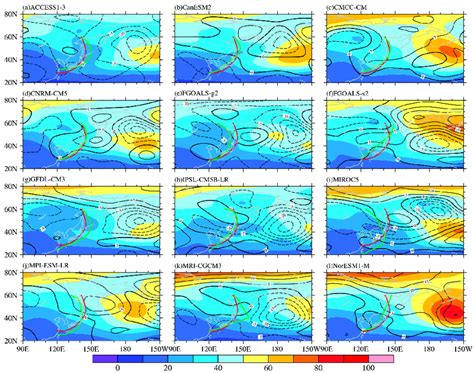 Interannual Standard Deviation Of The Geopotential Height At Hpa In