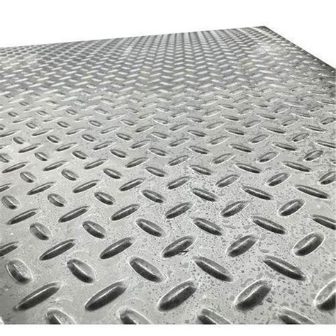 3mm Aluminium Chequered Plates For Construction Silver At Rs 270 Kg