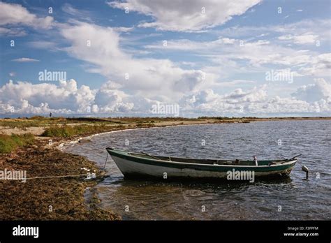 Old Wooden Fishing Boat Stock Photo Alamy